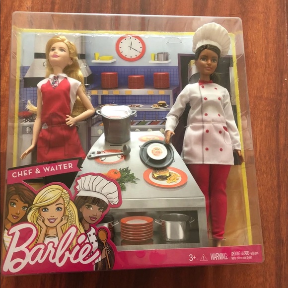 barbie chef and waiter